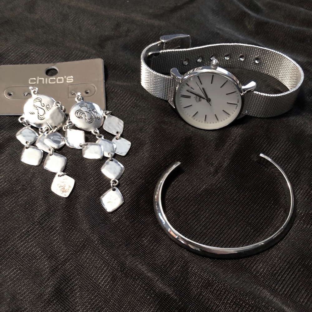 Silver Jewelry Set - JCrew, Premier, & Chico’s